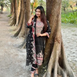 অরগেঞ্জা জর্জেট কাপড় - ইন্ডিয়ান ডিজাইন